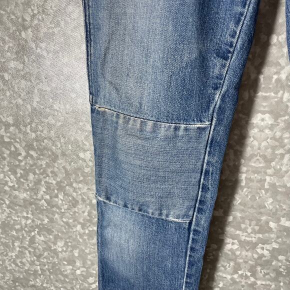 Vince Patchwork Straight Leg Ankle Jeans - Size 26 - Low Rise - Shadow Pocket - Picture 4 of 10